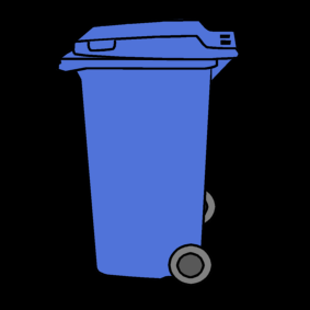 trash can / garbage can